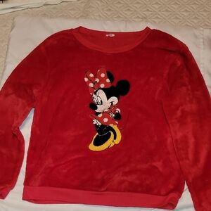 Red Minnie Mouse Sweatshirt